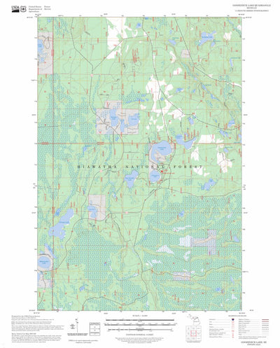 Gooseneck Lake, MI FSTopo Preview 1
