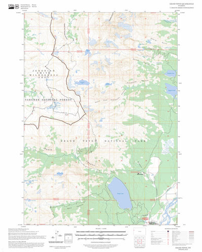 Grand Teton, WY FSTopo Preview 1
