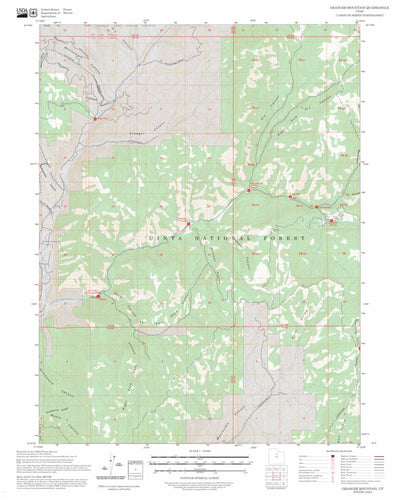 Granger Mountain, UT FSTopo Preview 1