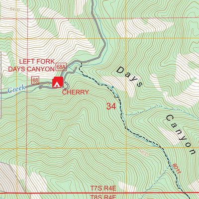 Granger Mountain, UT FSTopo Preview 3