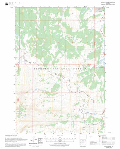 Granite Pass, WY FSTopo Preview 1