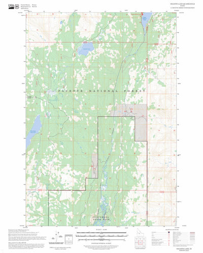 Granite Lake, ID FSTopo Preview 1