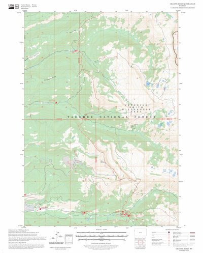 Granite Basin, WY FSTopo Preview 1