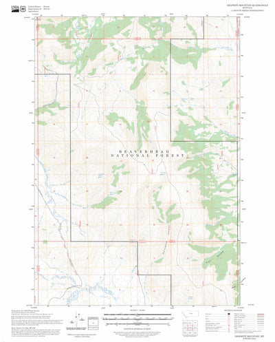 Graphite Mountain, MT FSTopo Preview 1