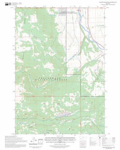 Granite Mountain, MT FSTopo Preview 1