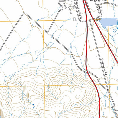 Grapevine, CA FSTopo Preview 2