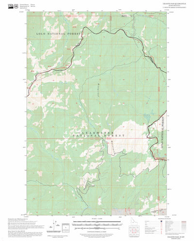 Granite Pass, ID-MT FSTopo Preview 1