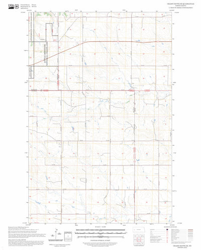 Grassy Butte SE, ND FSTopo Preview 1