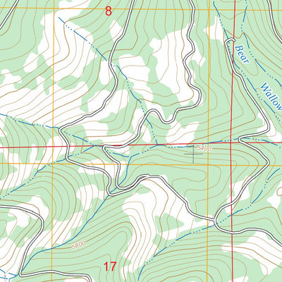 Grass Lake, CA FSTopo Preview 3