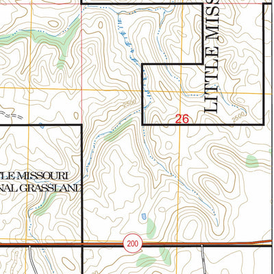 Grassy Butte SW, ND FSTopo Preview 3