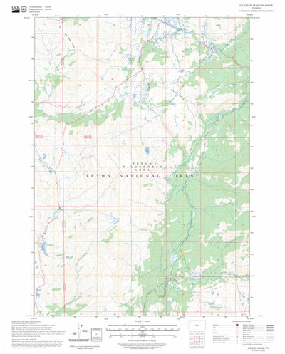 Gravel Peak, WY FSTopo Preview 1