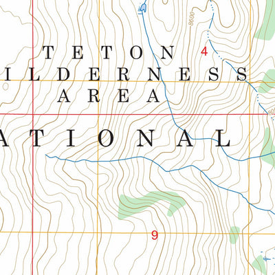 Gravel Peak, WY FSTopo Preview 2