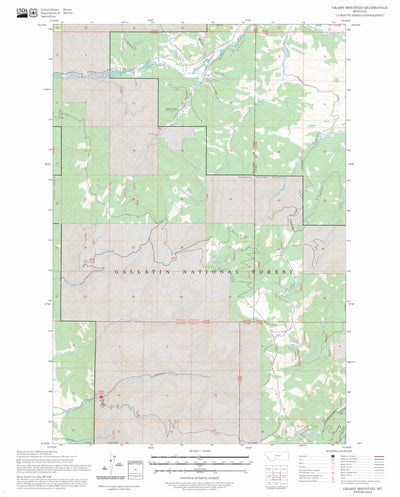 Grassy Mountain, MT FSTopo Preview 1