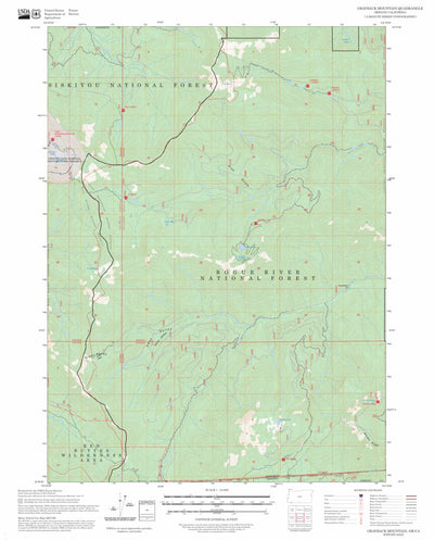 Grayback Mountain, OR-CA FSTopo Preview 1