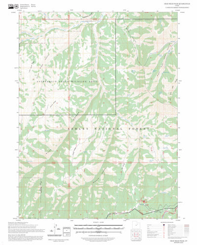 Gray Head Peak, UT FSTopo Preview 1