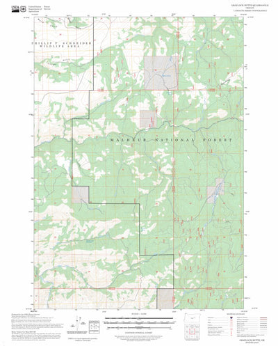 Graylock Butte, OR FSTopo Preview 1