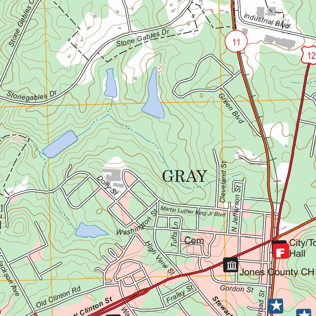 Gray, GA FSTopo Map by US Forest Service - Topo | Avenza Maps