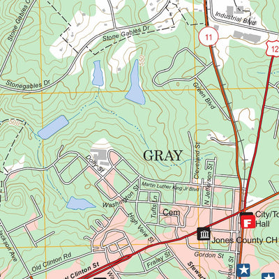 Gray, GA FSTopo Preview 3