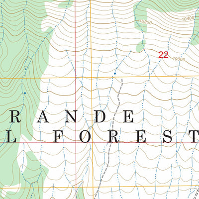 Greenie Mountain, CO FSTopo Preview 2