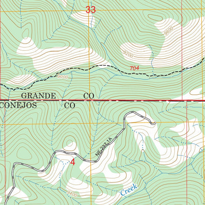Greenie Mountain, CO FSTopo Preview 3