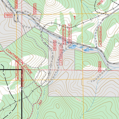 Greenhorn Mountain, MT FSTopo Preview 3