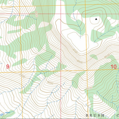 Grieve Reservoir, WY-CO FSTopo Preview 3