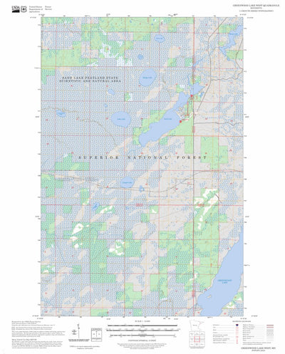 Greenwood Lake West, MN FSTopo Preview 1