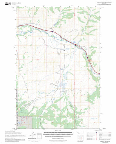 Griffin Creek, MT FSTopo Preview 1
