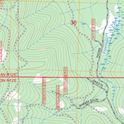 Grizzly Valley, CA FSTopo Preview 3