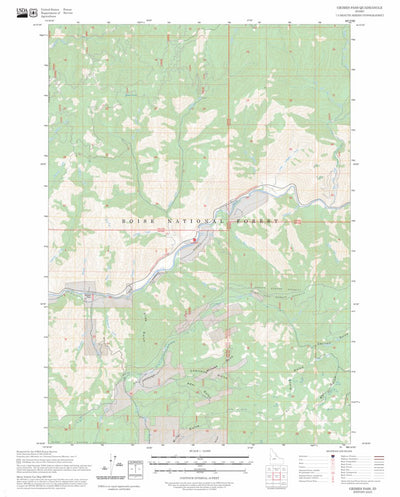 Grimes Pass, ID FSTopo Preview 1