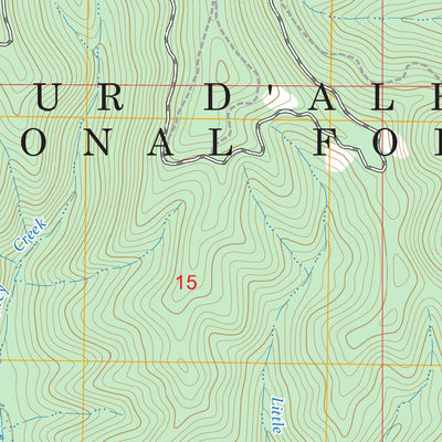 Grizzly Mountain, ID FSTopo Preview 2