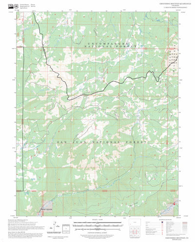 Groundhog Mountain, CO FSTopo Preview 1