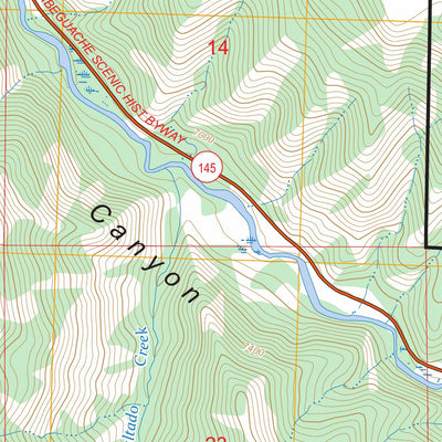 Gurley Canyon, CO FSTopo Preview 3