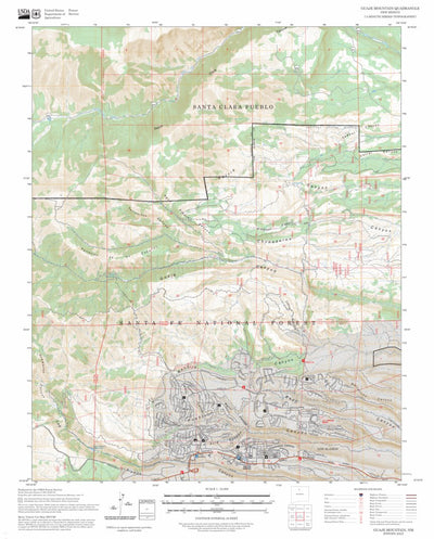 Guaje Mountain, NM FSTopo Preview 1