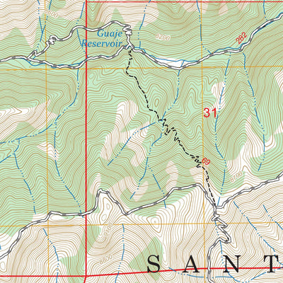 Guaje Mountain, NM FSTopo Preview 3