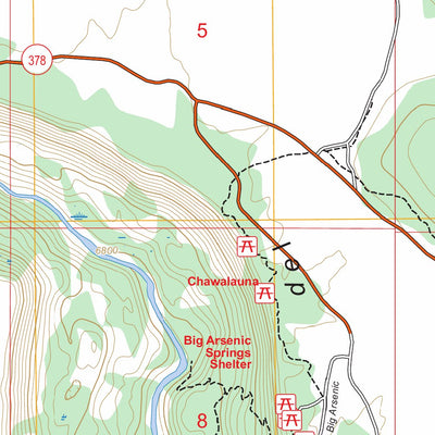 Guadalupe Mountain, NM FSTopo Preview 2