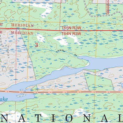 Gunflint Lake, MN-ON FSTopo Preview 2
