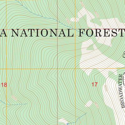 Gurnett Creek East, MT FSTopo Preview 3