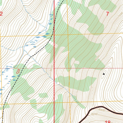 Hahn Creek Pass, MT FSTopo Preview 3