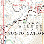 Hackberry Mountain, AZ FSTopo Preview 3