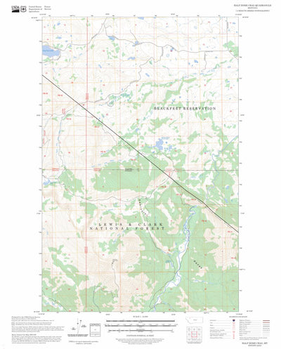 Half Dome Crag, MT FSTopo Preview 1