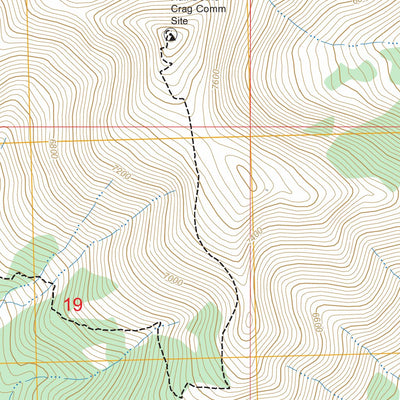 Half Dome Crag, MT FSTopo Preview 3