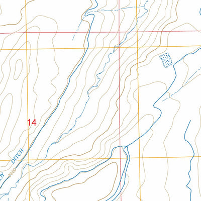 Gunst Reservoir, WY FSTopo Preview 2