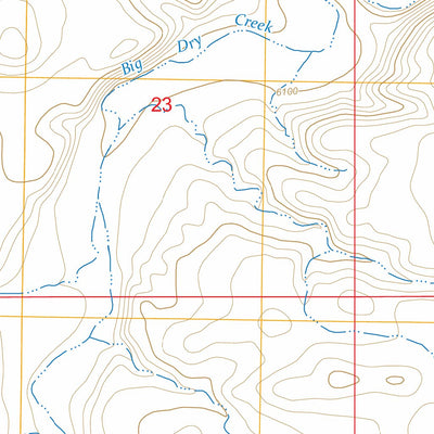 Halfway Hollow West, WY FSTopo Preview 3