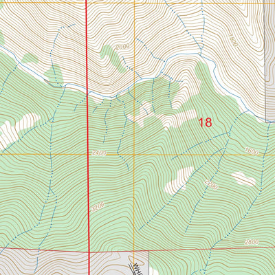 Hall Ridge, CA FSTopo Preview 3