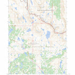 Halls Mountain, WY FSTopo Preview 1