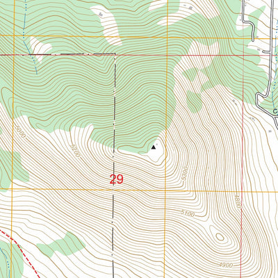 Hamaker Mountain, OR-CA FSTopo Preview 3