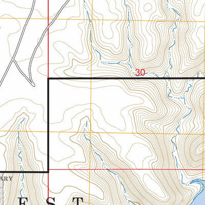 Halfway Hollow East, WY FSTopo Preview 3