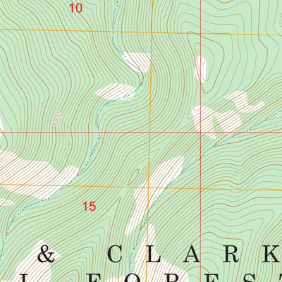 Half Moon Canyon, MT FSTopo Preview 2
