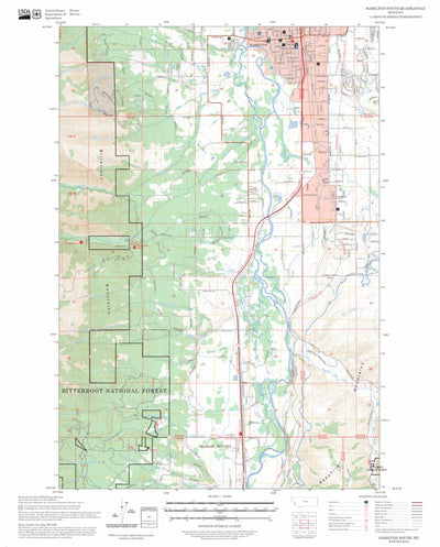 Hamilton South, MT FSTopo Preview 1